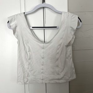 White Free People Crop